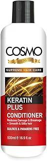 Cosmo Beaute Hair Care Keratin Plus Strengthen Conditioner 500ml | Reduce Damages & Breakage | Sulfate and Parabens Free | for Unisex