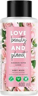 Love Beauty And Planet Moisturising Body Wash 400ml|| with Murumuru Butter & Rose|| Sulfate Free|| Paraben Free- Liquid Shower Gel