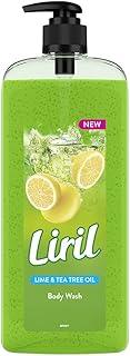 Liril Lemon and Tea Tree Oil Body Wash SuperSaver XL Pump Bottle with Long Lasting Fragrance|| Glycerine|| Paraben Free|| Extra Foam|| 750 ml