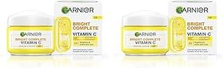 Garnier Skin Naturals, Day Cream, Brightening and with Sun Protection, Bright Complete, 45 g (Pack of 2)