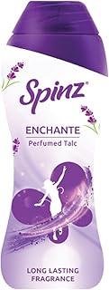 Spinz Talc Enchante Powder with Calcium Carbonate and Silica, Pack of 1, 400gm