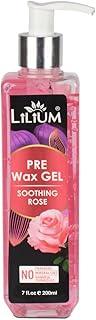 Lilium Pre Wax Gel Soothing Rose, 200ml, For Soft And Nourishing The Skin, No Parabens, No Mineral Oils, No Harmful Chemicals.