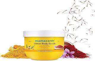 Mamaearth Ubtan Body Scrub for Men & Women 200g | With Turmeric, Saffron & Walnut Beads - Removes Sun Tan, Skin Brightening