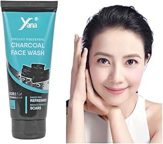 Yana Instant Brightening Activated Charcoal Face Wash Cleanser Glow for Clean Face Wash | Charcoal Facewash For Girls