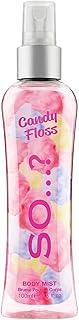 So..? Candy Floss Body Mist Fragrance Spray 100ml | Sweet fragrance mist for Girls & Women | Uk's no1 body mist