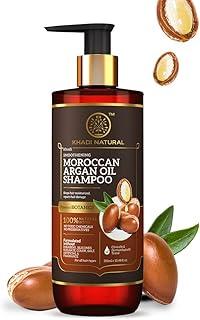 Khadi Natural Powered Botanics Moroccan Argan Shampoo 310ml, For Dry Hair, Reduces Frizz, Paraben, Silicone and Sulphate Free