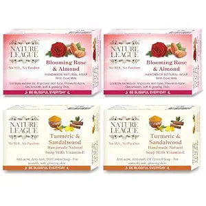 Natural Skin Nourishing Bath & Body Combo of Handmade Soaps, Made With Natural Oils, Goat 