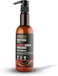 CORNELLS Super Foods Brazilian Keratin Conditioner for Straight & Shiny Hair | Conditioner For Men & Women Vegan & Cruelty-Free | Paraben & Sulfate Free - 500ml