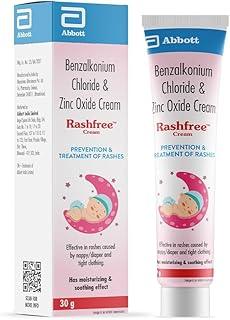 Rashfree - Diaper Rash Prevention Cream | Nappy cream for your newborns | Rash treatment cream for baby | 30g