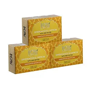 Sandalwood & Saffron Handmade soap/Bathing Bar | 100GMS