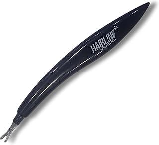 Hair Line Professional Stainless Steel V-Shaped Fork Cuticle Pusher Knife Trimmer Manicure Pedicure Cleaner Nail Care Tool for Home Salon Nail Shop