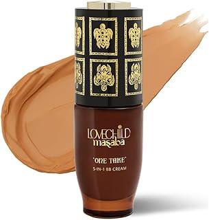 LoveChild Masaba One Take 5 in 1 BB Cream For Medium Skin Tone, Benefits of Serum, Primer, Moisturizer, Concealer & SPF 20 PA ++ Matte Finish All-in-One Tint for Flawless Skin, Tomboy Tiffany 30ml