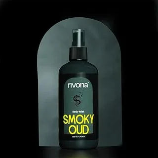 Rivona Body Mist Collection,Long Lasting, Skin-Friendly Fragrance | 200ml (Smoky Oud)