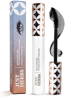 Just Herbs Serum Infused Volume Boost Mascara Highly Pigmented Waterproof Long Lasting 8ml
