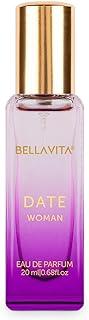 Bella Vita Luxury Date Woman | Long Lasting EDP 20ml | with Pink Pepper, Jasmine & Vanilla | Floral & Fruity Premium Perfume for Women | Fragrance You’ll Love