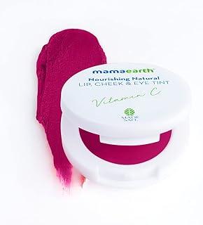 Mamaearth Nourishing Natural Lip Cheek & Eye Tint with Vitamin C & Rose- 03 Rose Pink- 4 g