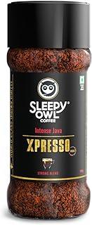 Sleepy Owl 100g Intense Java Xpresso Coffee | Strong Blend Instant Coffee | Makes 50 Cups | Dark Roasted To Perfection | Intense, Bold And Strong Flavour | Have It With Milk Or Without