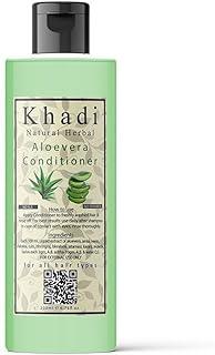 Khadi Natural Herbal Aloevera Conditioner For Hair Growth | Suitable For Curly, Dry And Frizzy Hair - Controls Hair Fall | Parben And SLS & Chemical Free Conditioner For Men Women 200ml,1 Count