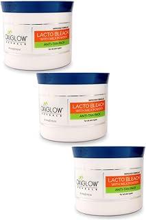 OxyGlow Herbals Bleach Cream Lacto Enriched with Milk Powder| Removes Tan & Hydrates the Skin| Whitens, Lightens & Brightens the Skin 200Gram(Pack of 3)