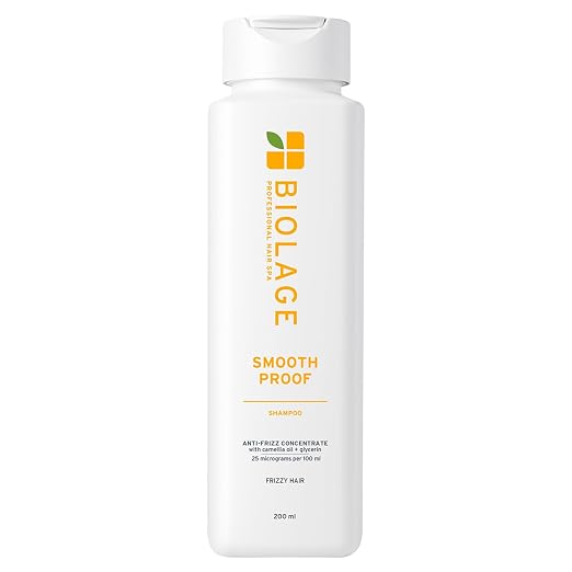 Biolage Smooth Proof Anti-Frizz Shampoo for Dry and Frizzy Hair with Camellia Oil and