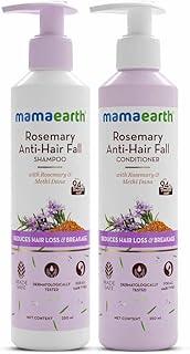 Mamaearth Rosemary Anti-Hair Fall Combo | Shampoo + Conditioner | 250 ml + 250 ml