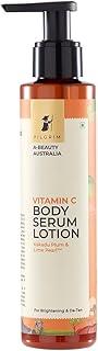 Pilgrim Australian Vitamin C Body Serum Lotion for dry skin with Kakadu Plum & Lime Pearl™ | Fades dark spots & evens skin tone for brightening & detan | For women & men| 150 ml