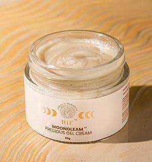 BiE Moongleam - Precious Gel Cream + Primer With Gold- Silver & Diamond Dust | For Instant Glow, Shimmer & Hydration | Radiant Finish | All Skin Types | Men & Women | 20gm