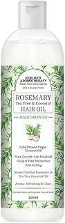 Keya Seth Aromatherapy Rosemary Tea Tree Coconut Hair Oil, Hair Growth Anti Dandruff & Itching Nourishment & Moisturizer, Distilled Essential Oil 200ml