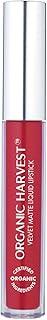 Organic Harvest Velvet Matte Liquid Lipstick - Deep Berry Rose | Long-lasting Wine Lipstick | Waterproof & Smudge-proof | Transfer-proof Formula | Certified Organic | Cruelty-free & Vegan, 2.6ml