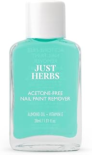Just Herbs Acetone and Cruelty Free Nail Paint Remover 30 ml