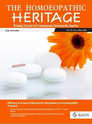 THE HOMOEOPATHIC HERITAGE - Bringing Classical and Contemporary Homoeopathy Together (MAY 2025) by More Buying Choices