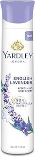 Yardley London English Lavender Refreshing Deodorant Body Spray For Women, 150ml