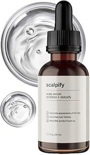 Scalpify Hair Scalp Serum for Women and Men - Promotes Thicker and Fuller-Looking Hair - Improves Appearance of Thinning Hair, Nourishes the Scalp and Helps Remove Product and Oil Buildup, 30ml