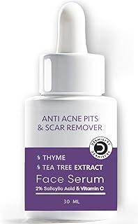 Dermistry 2% Salicylic Acid 5% Niacinamide Zinc Spots Corrector Face Serum for Oily Acne Prone Skin Exfoliating Open Pores Oil Control & Removal Pimples Scar Marks Blemishes Men Women Boys Girls 30ml