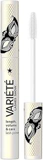 Eveline Cosmetics Eyelash Serum for Growth Thicken and Lengthen, Lengthening Formula, No Crushing Effect, Variete Lashes Show Lash Primer, Eyelash Growth Serum for Men & Women - 10ml