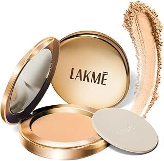 Lakme 9 to 5 Flawless Matte Complexion Compact Powder, Melon, Absorbs Oil, Conceals & Gives Radiant Skin - All Day Matte Finish Face Makeup, 8 g