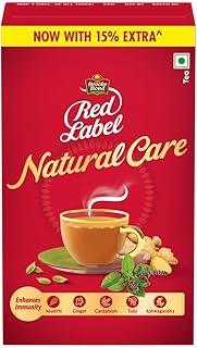 Brooke Bond Red Label Natural Care Tea, With 5 Ayurvedic Ingredients, 500/575 Grams, Black Tea, (Weight May Vary)