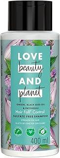 Love Beauty And Planet Onion Oil|| Blackseed & Patchouli Sulfate Free Hairfall Control Shampoo|| No Parabens|| No Dyes|| 400 ml