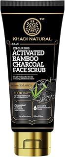 Khadi Natural Activated Bamboo Charcoal Face Scrub - Powered Botenics