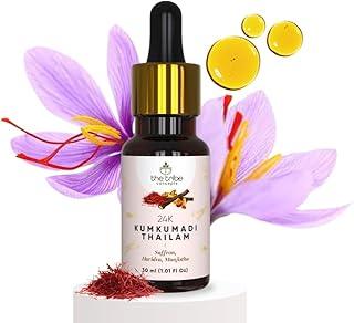 The Tribe Concepts 24k Kumkumadi Thailam, Skin Brightening, Oil, Toned Glow Enriched With Saffron & Sandalwood, 100% Chemical Free & Natural, 30ml