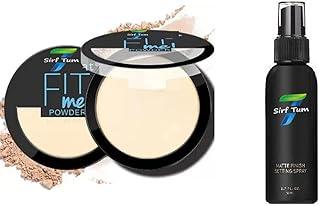 SIRF TUM 7 FITME POWDER Pore-less Oil Control Compact Powder To Absorbs- All Day Matte Finish Face Makeup-Fixer Natural Aloe Vera With Vitamin-E