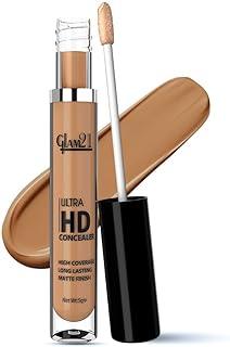 Glam21 Ultra HD Liquid Concealer for HD Finish | Non-sticky Long-lasting Matte Finish | | Easy-gliding Applicator | Hide Pores, Skin Acne, Scars, Blemishes | 5gm, Sand