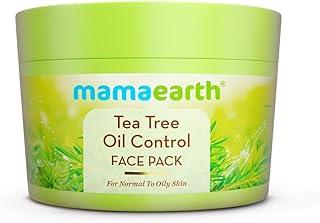 Mamaearth Tea Tree Oil Control Face Pack With Tea Tree & Salicylic Acid For Normal To Oily Skin - 200G,Diy-Like Texture,Controls Sebum Production & Acne,Clay Face Mask,Free From Harmful Chemicals