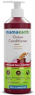 Mamaearth Onion Conditioner For Men & Women 400 Ml - Hair Fall Control & Fast Hair Growth - Works For Dry & Frizzy Hair, Toxin-Free, 450 Grams