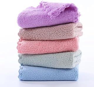 Khillayox Makeup Remover Cloths Soft Microfiber Face Cloth Reusable Microfiber Facial Cleansing Cloths, Remove Instantly Dirt, (Size 25x25 cm.) Multicolor Pack of (6)