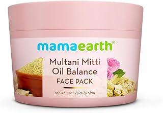 Mamaearth Multani Mitti Oil Balance Face Pack with Multani Mitti & Bulgarian Rose for Normal to Oily Skin 200g | DIY-like Texture | Controls Oil & Acne | Clay Face Mask | Free From Harmful Chemicals