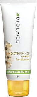 Matrix Biolage Smoothproof Conditioner For Frizzy Hair|Provides Humidity Control & Anti-Frizz Smoothness|With Camellia Flower|Natural & Vegan (98 Grams)