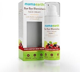 Mamaearth Bye Bye Blemishes* Face Cream, For Pigmentation & Blemish Removal, With Mulberry Extract & Vitamin C - 30ml