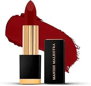 MyGlamm Manish Malhotra Soiree Creamy Matte Lipstick - 04 Amour (Red Shade) | Long Lasting, Pigmented With SPF 30 & Vitamin E (4.2g)