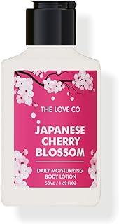 THE LOVE CO. Japanese Cherry Blossom Perfume Body Lotion | Niacinamide, Cocoa Butter & Shea Butter For Deep Moisturization | Lightweight, Non-Sticky | Body Lotion For Dry Skin - 50ml